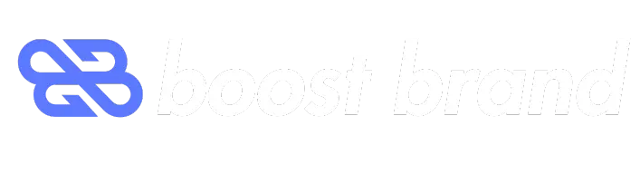 Logo de Boost Brand – micro-entreprise spécialisée en identité de marque, création de sites web et stratégie digitale.